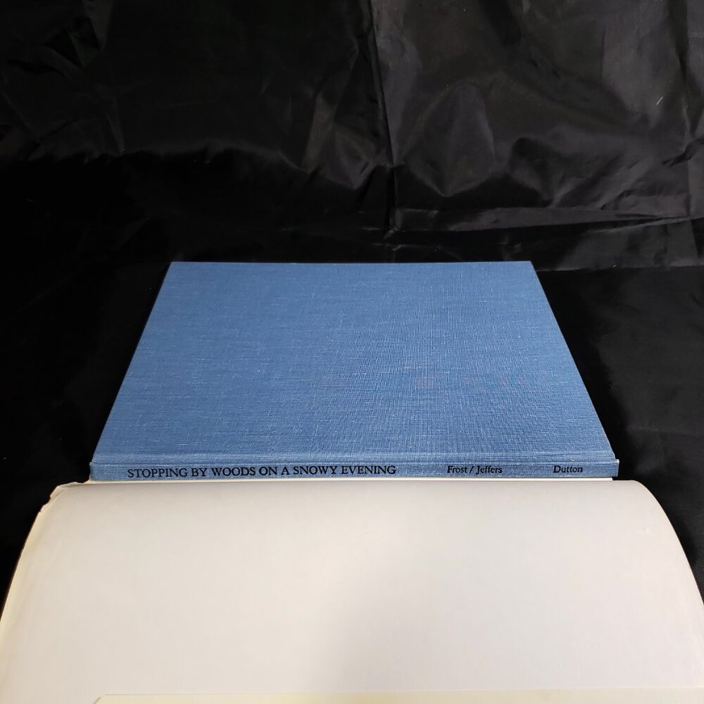 RVHTF EUC 70's Vintage / 1978 Hardcover "Stopping by Woods on a Snowy Evening" - Picture 4 of 15